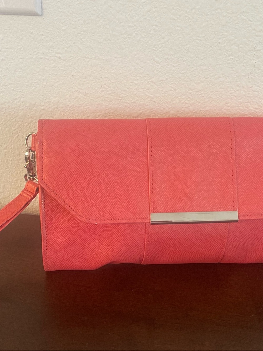 Style & Company Coral Wristlet Clutch